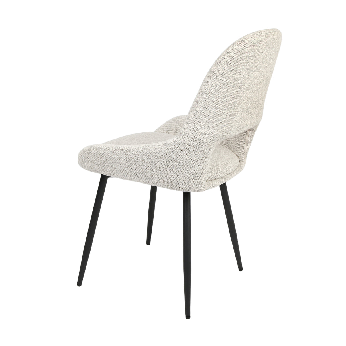 Pebble – Upholstered Dining Chairs in Premium Textured Linen (Set of 2)