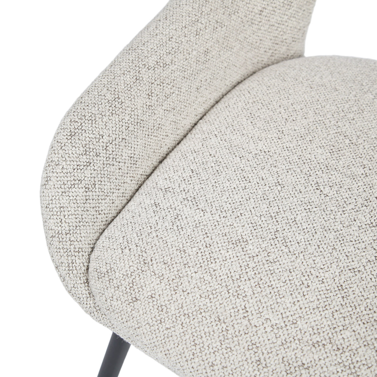 Pebble – Upholstered Dining Chairs in Premium Textured Linen (Set of 2)