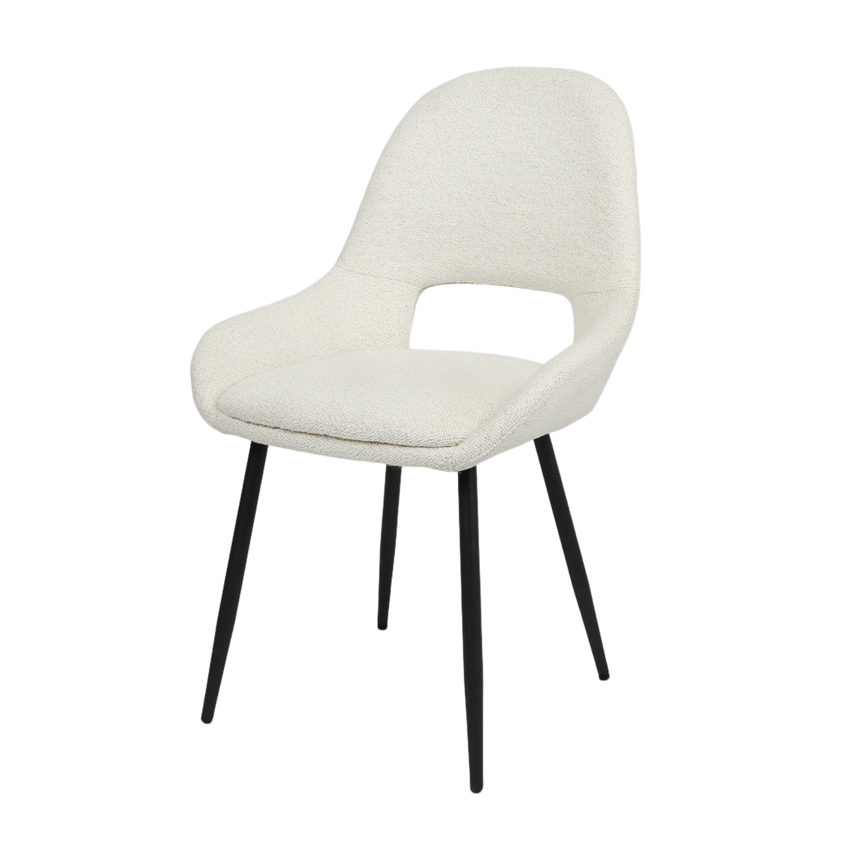 Pebble – Upholstered Dining Chairs in Premium Textured Linen (Set of 2)