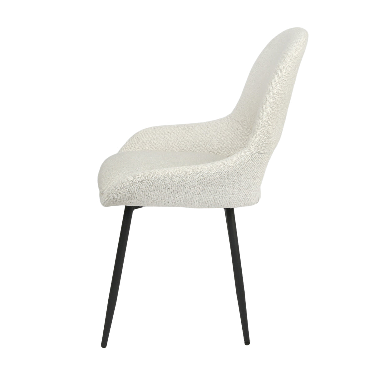 Pebble – Upholstered Dining Chairs in Premium Textured Linen (Set of 2)