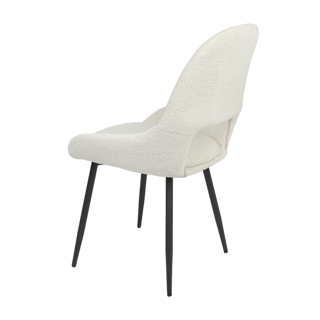 Pebble – Upholstered Dining Chairs in Premium Textured Linen (Set of 2)