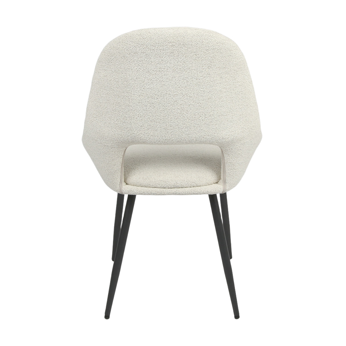 Pebble – Upholstered Dining Chairs in Premium Textured Linen (Set of 2)