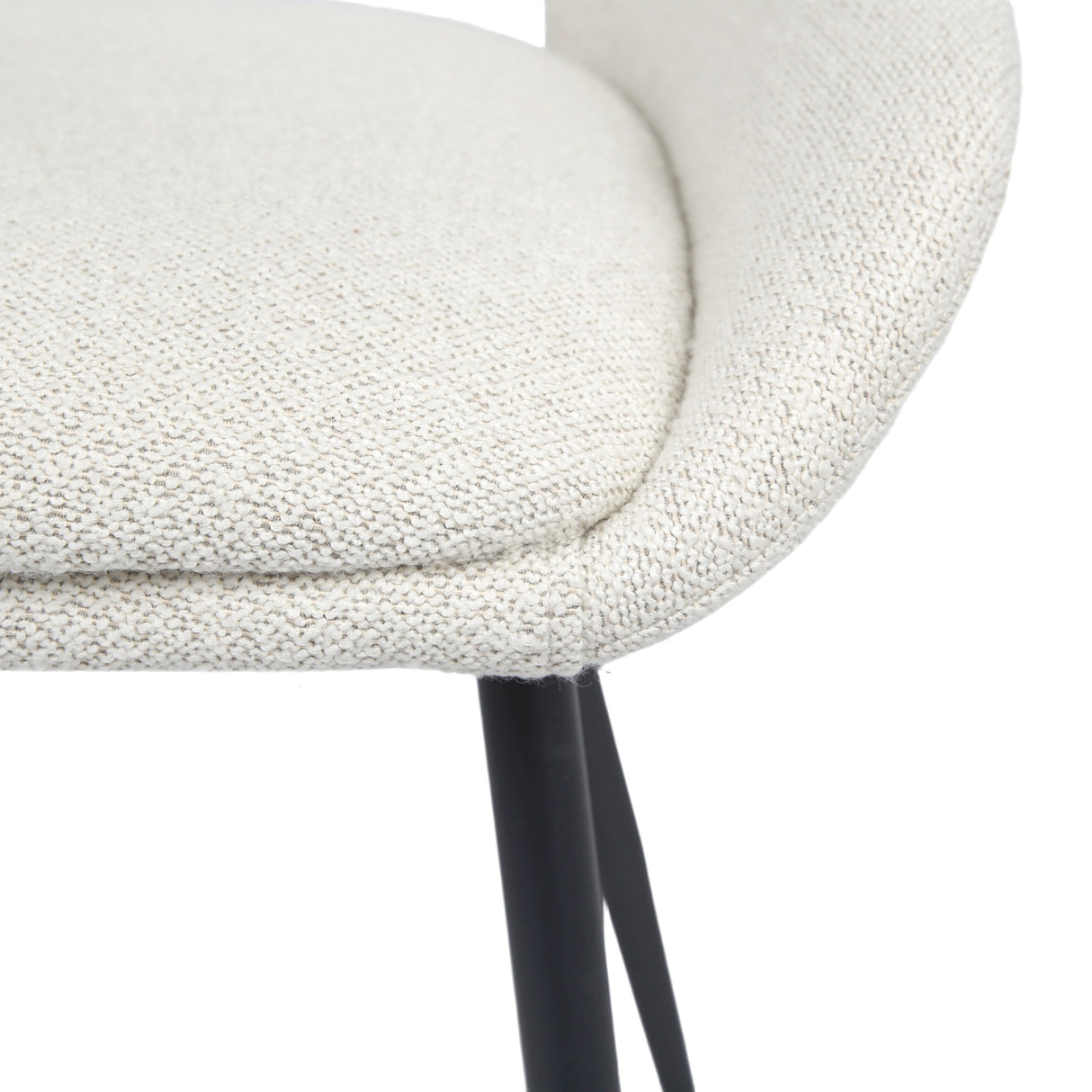 Pebble – Upholstered Dining Chairs in Premium Textured Linen (Set of 2)