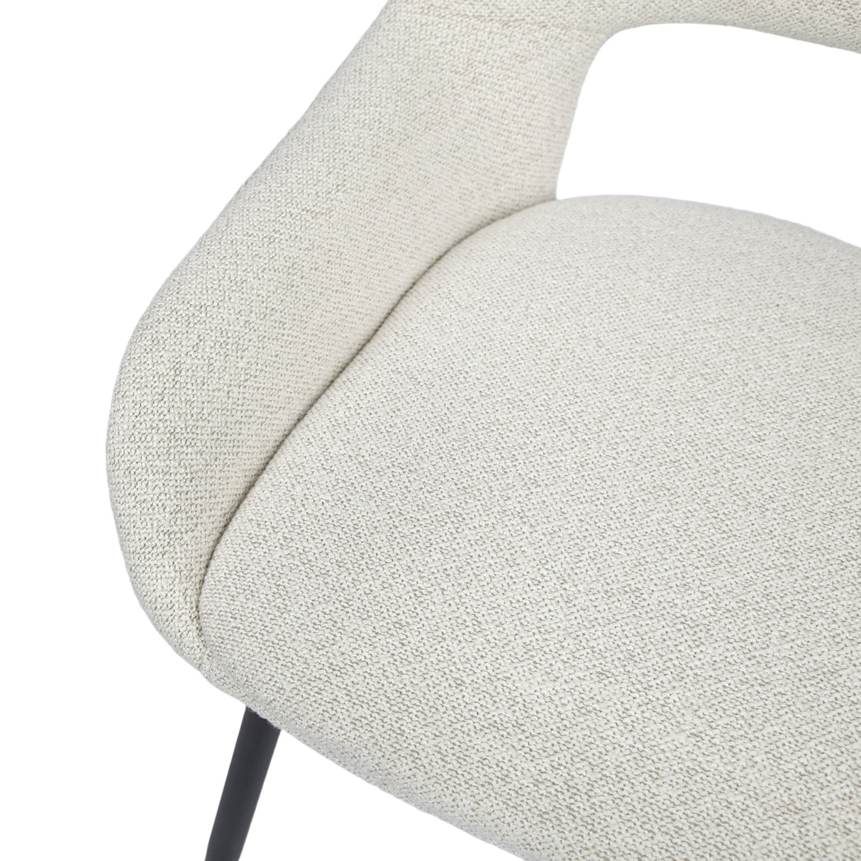 Pebble – Upholstered Dining Chairs in Premium Textured Linen (Set of 2)