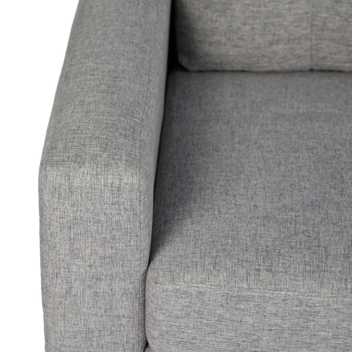 Pisa – Small Corner Sofa with Reversible Chaise - Soft Woven Fabric