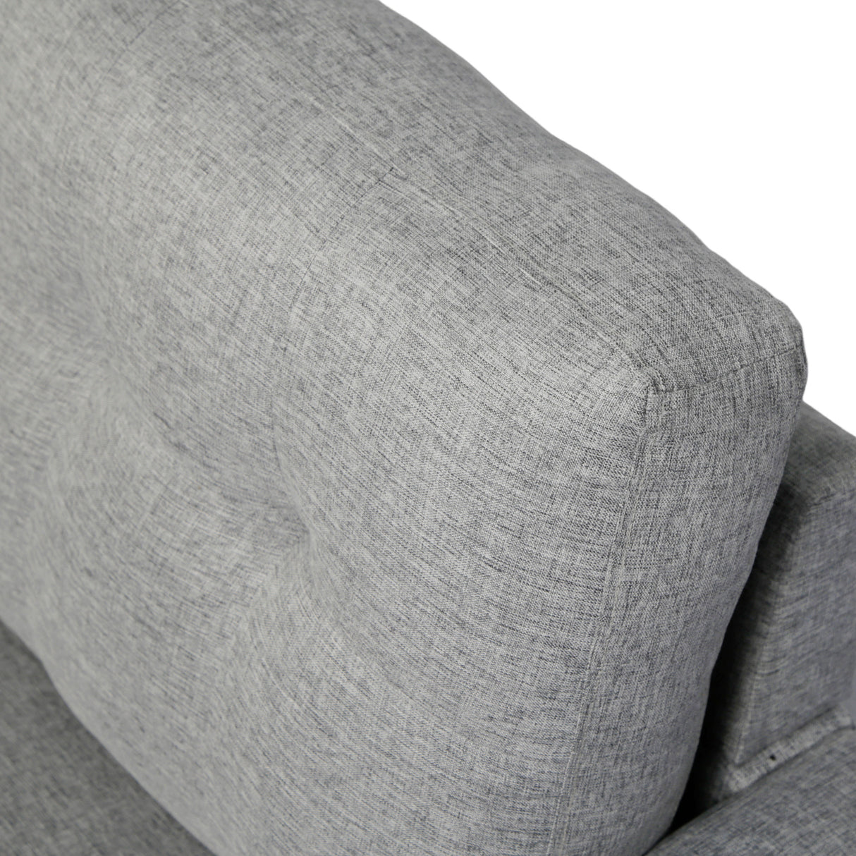 Pisa – Small Corner Sofa with Reversible Chaise - Soft Woven Fabric