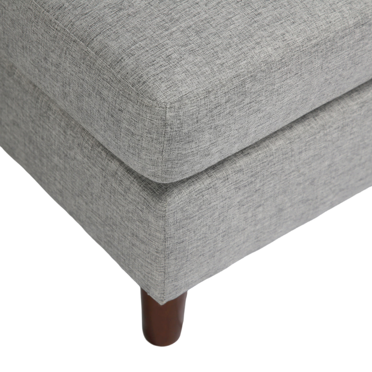 Pisa – Small Corner Sofa with Reversible Chaise - Soft Woven Fabric