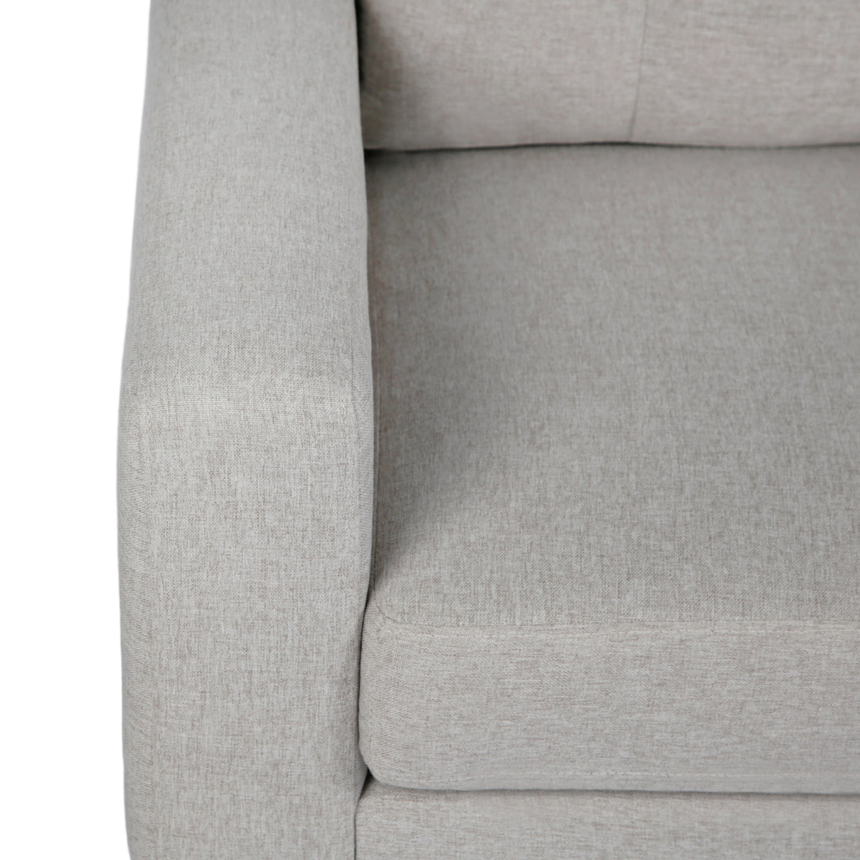 Pisa – Small Corner Sofa with Reversible Chaise - Soft Woven Fabric