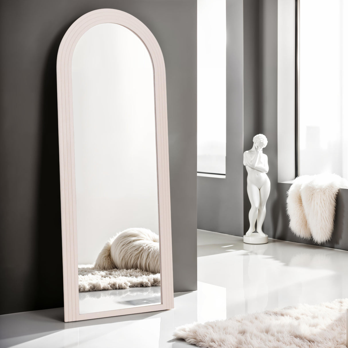 PO - Large Arch Floor Mirror - Standing Mirror - 70x170cm