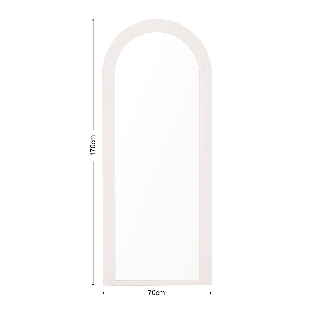 PO - Large Arch Floor Mirror - Standing Mirror - 70x170cm