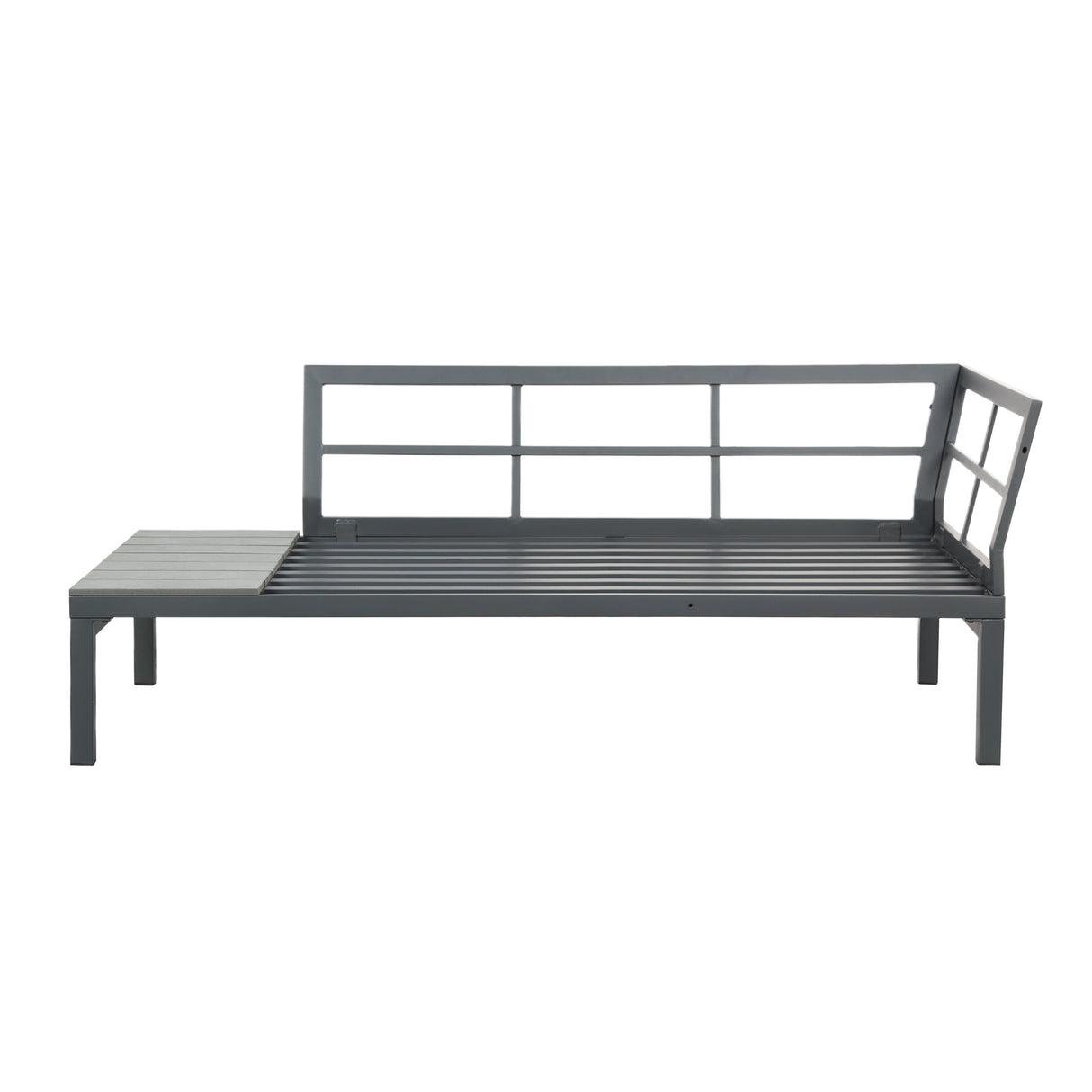 Rhea Platform Corner Sofa – 4-Seater Garden Lounge Set with Table