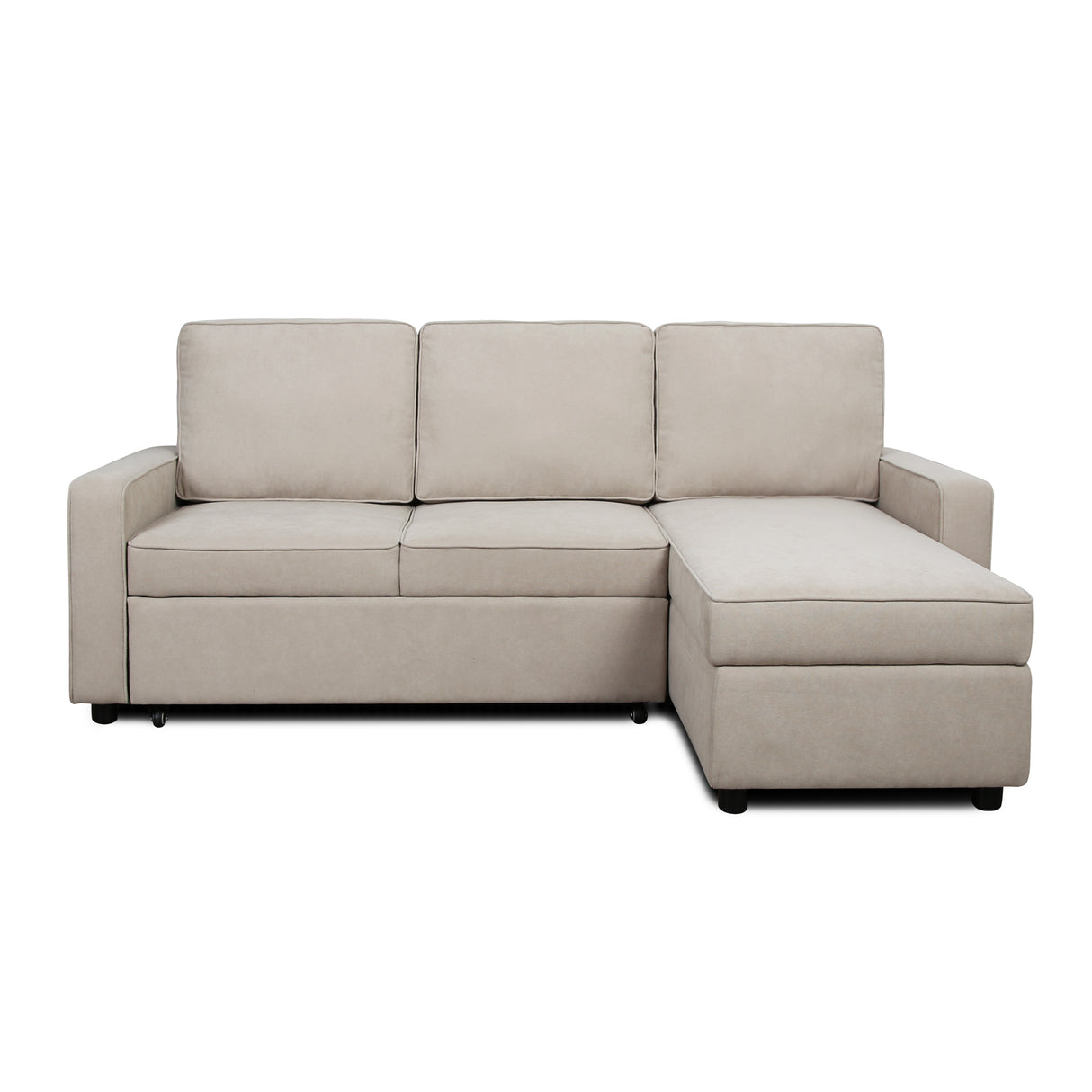 Selene - Corner Sofa Bed with Storage - 3 Seater - Pull-out System