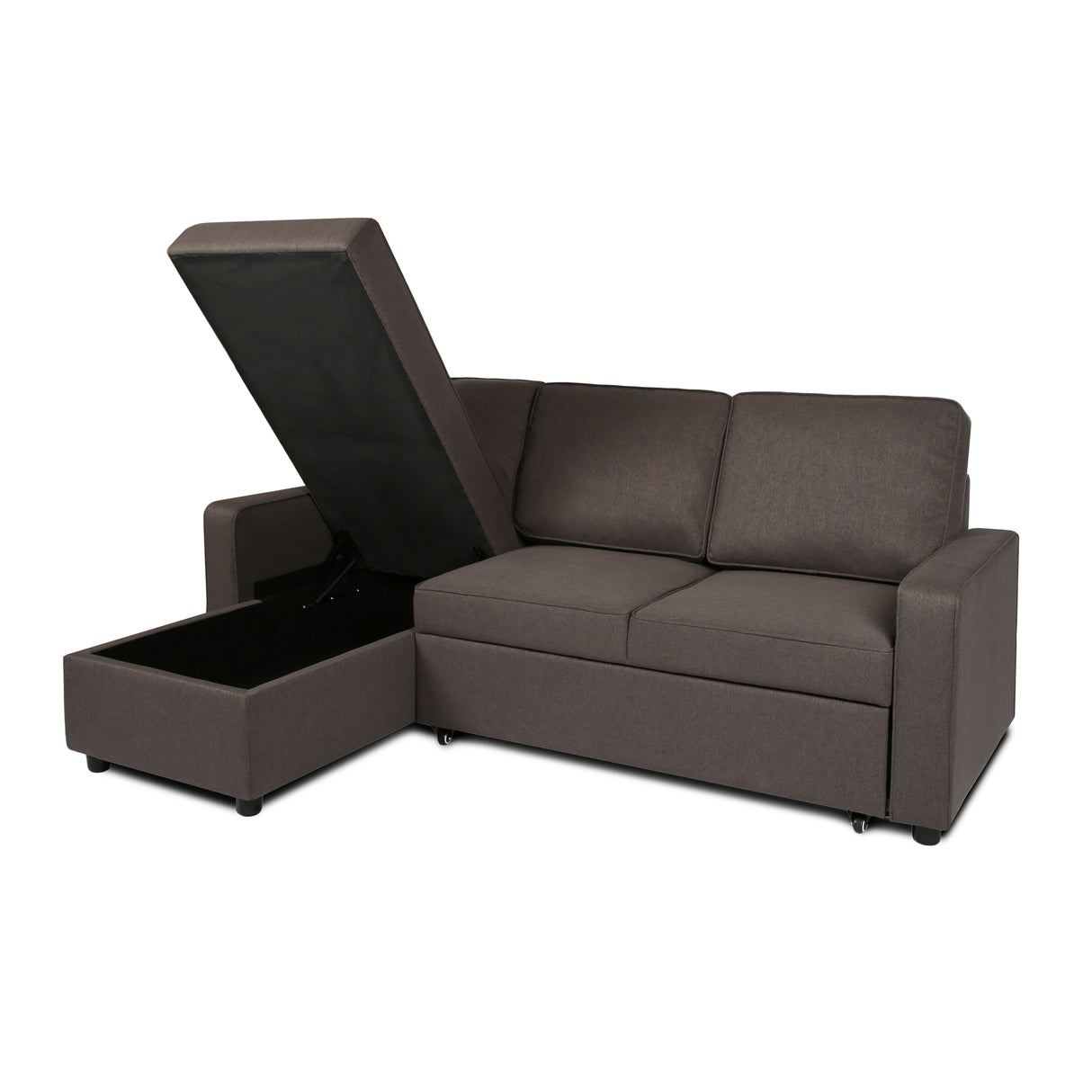 Selene - Corner Sofa Bed with Storage - 3 Seater - Pull-out System