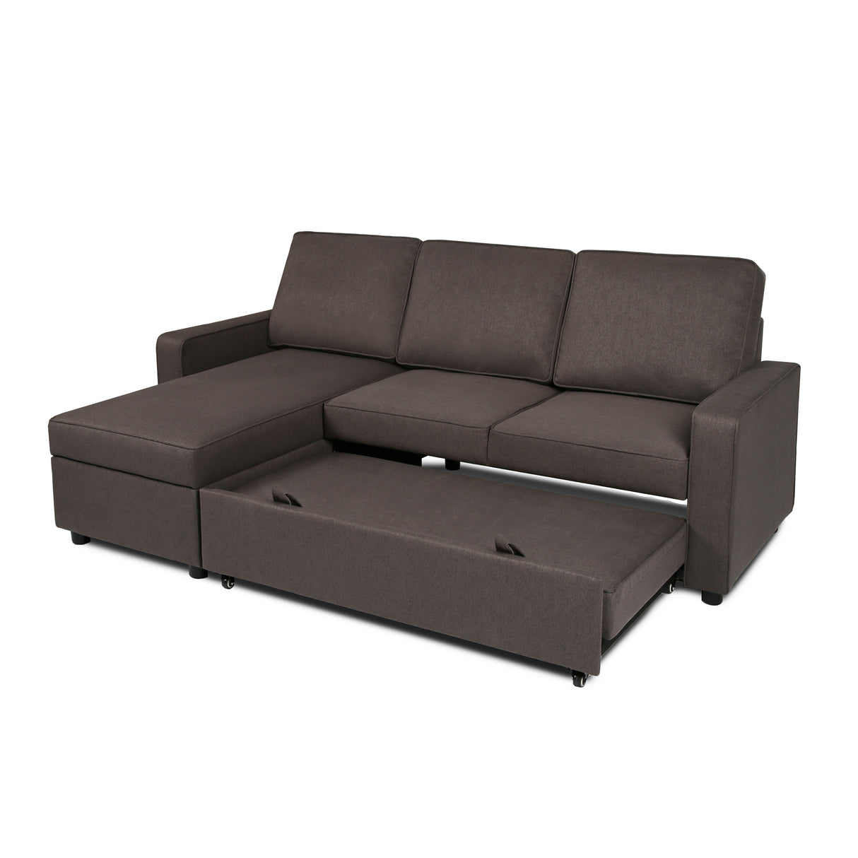 Selene - Corner Sofa Bed with Storage - 3 Seater - Pull-out System