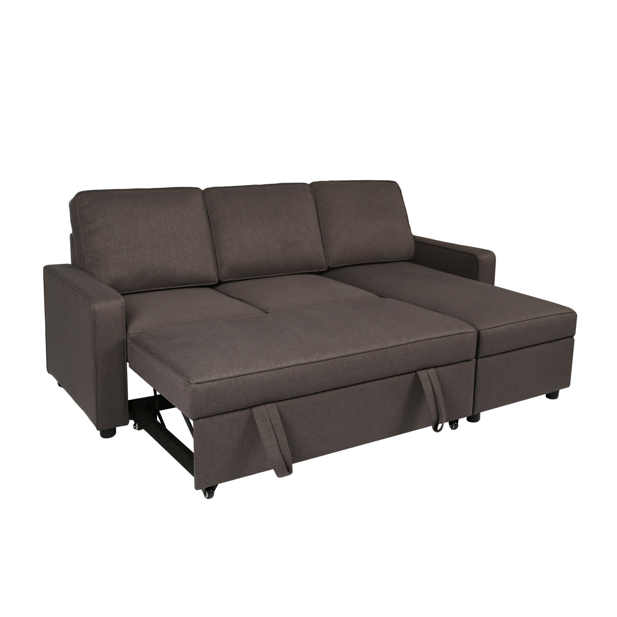 Selene - Corner Sofa Bed with Storage - 3 Seater - Pull-out System