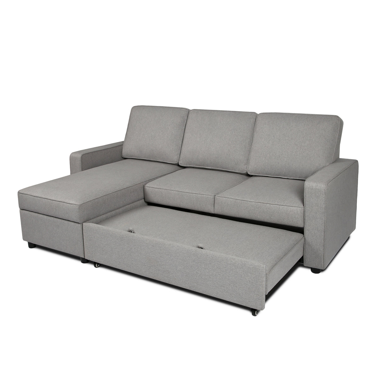 Selene - Corner Sofa Bed with Storage - 3 Seater - Pull-out System