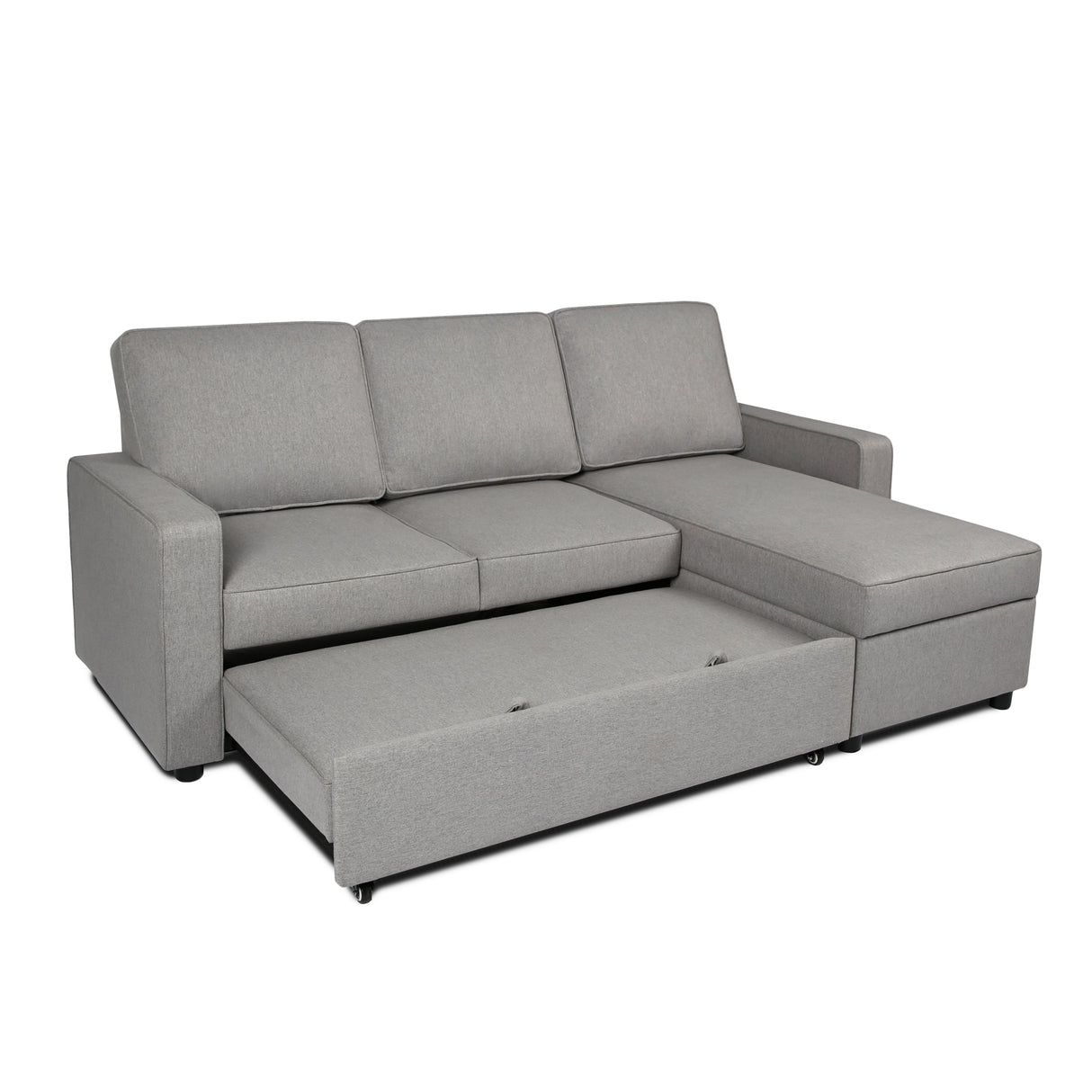 Selene - Corner Sofa Bed with Storage - 3 Seater - Pull-out System
