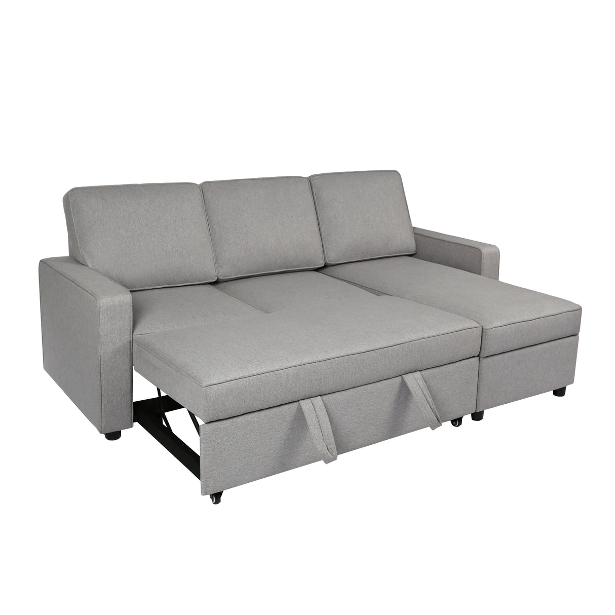 Selene - Corner Sofa Bed with Storage - 3 Seater - Pull-out System