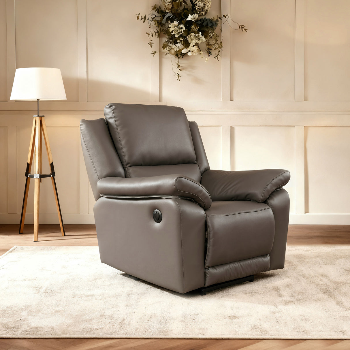 Scylla Recliner Sofa Set - Power Reclining Sofas in Leather