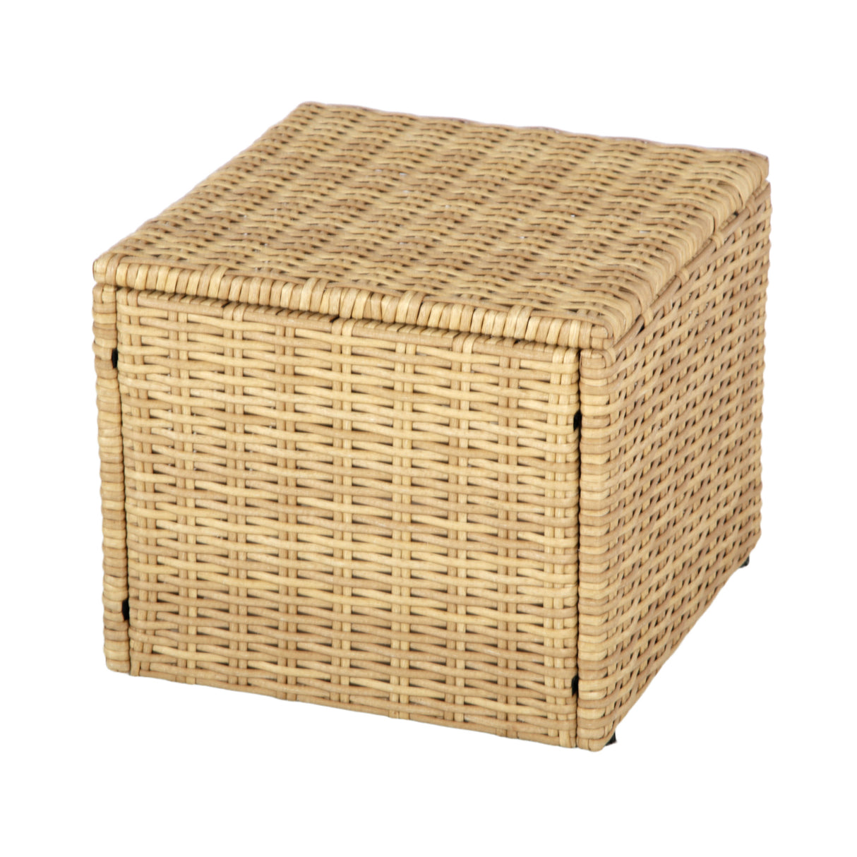 St. Tropez - Garden Corner Sofa with Rising Table - Brown/Natural - 6 Seats