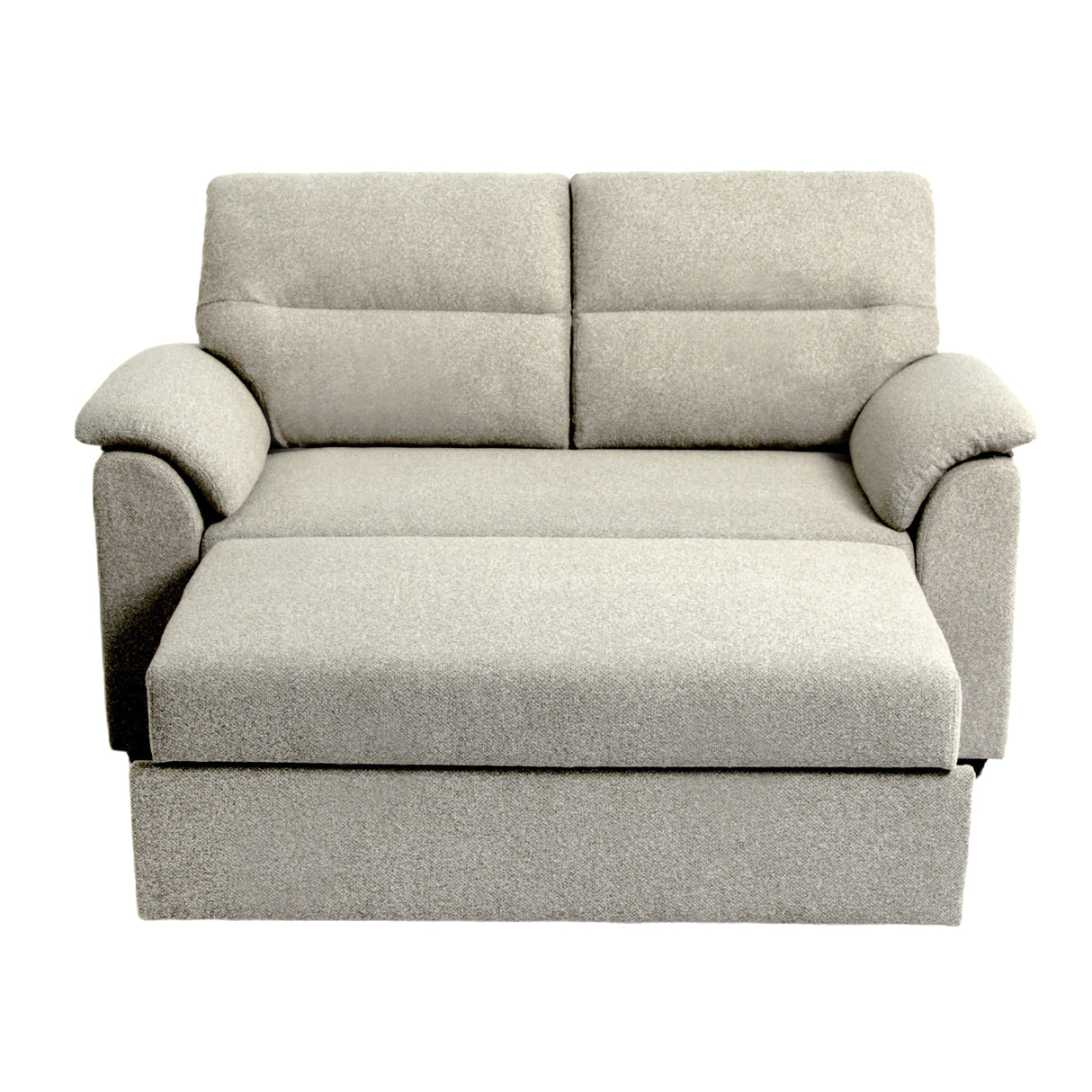 Tivoli - 2 Seater Pull-out Sofa Bed in Luxury Boucle Woven Fabric