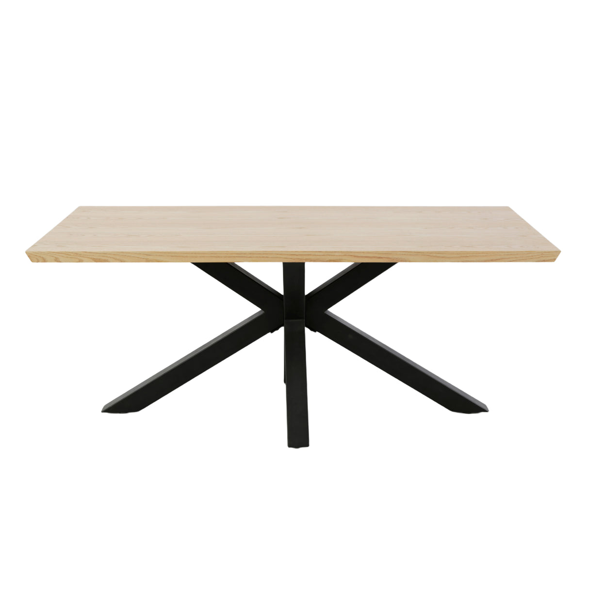 Triton - Oak Effect Rectangular Dining Table – 6 Seater (180 × 95 cm)