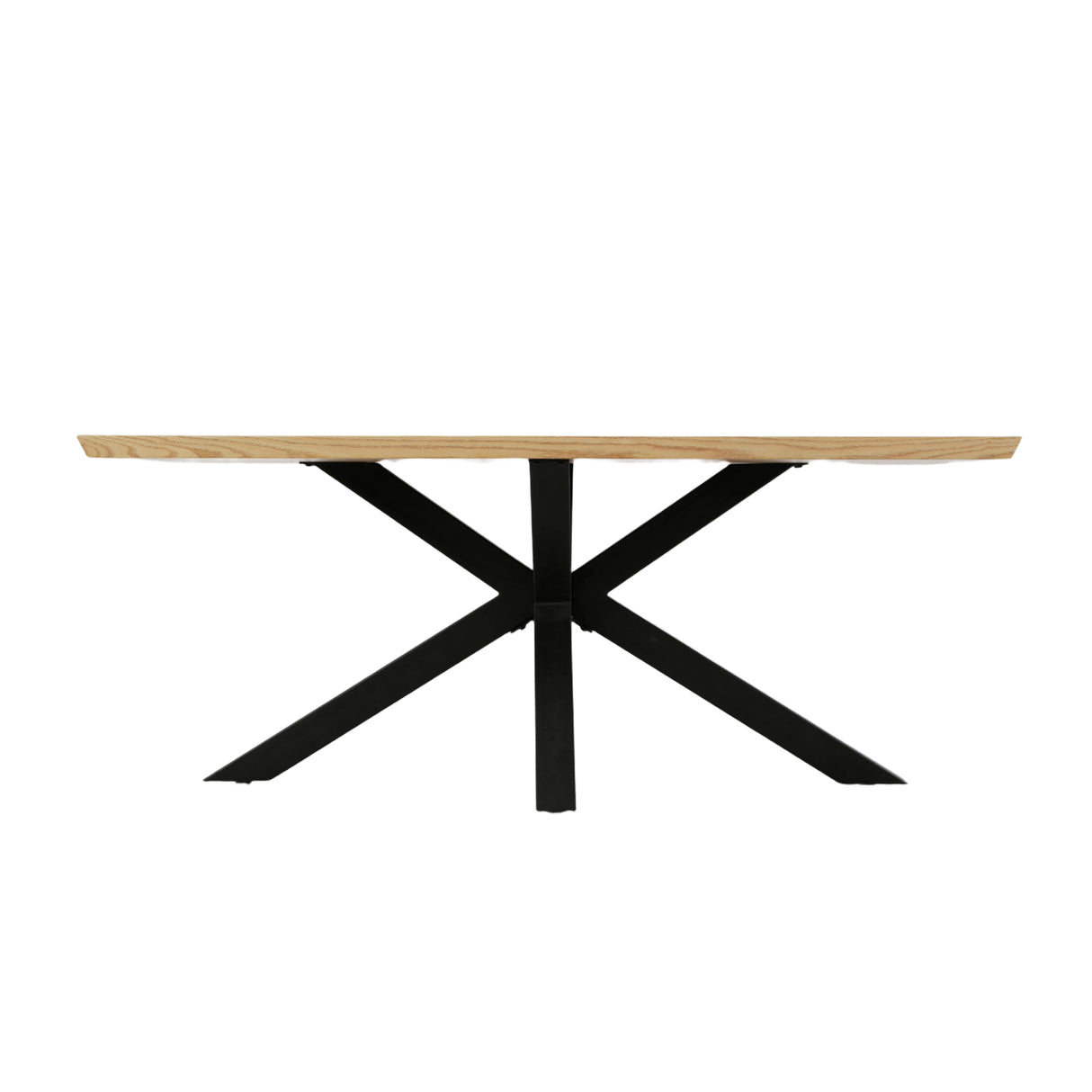 Triton - Oak Effect Rectangular Dining Table – 6 Seater (180 × 95 cm)