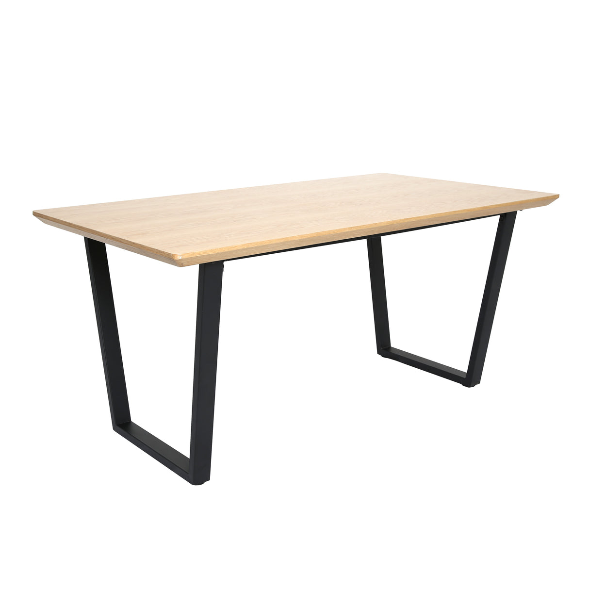 ATLAS - Modern Dining Table - 160x90cm - Oak Veneer