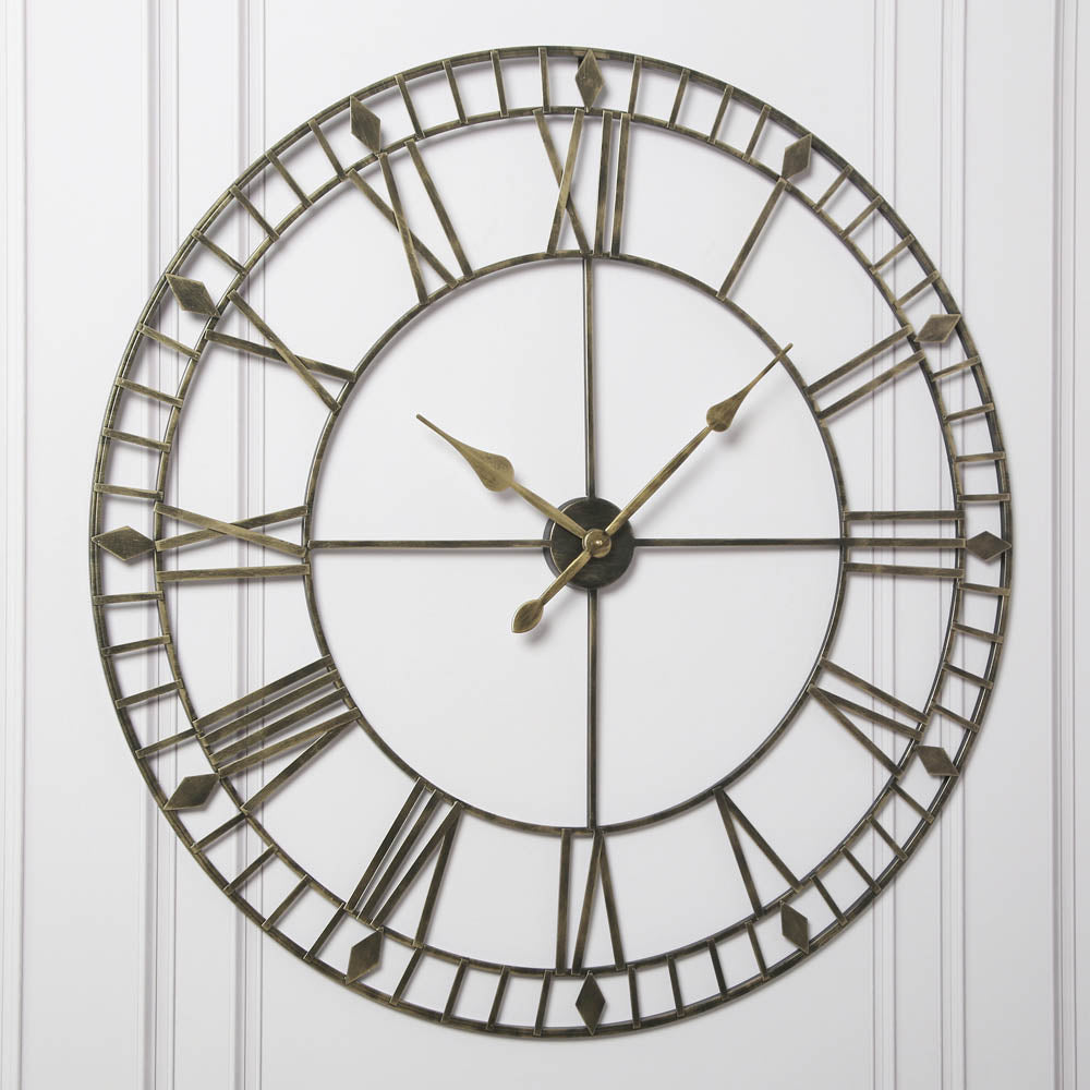 EOS -  Wall Clock with Roman Numerals - 100x100