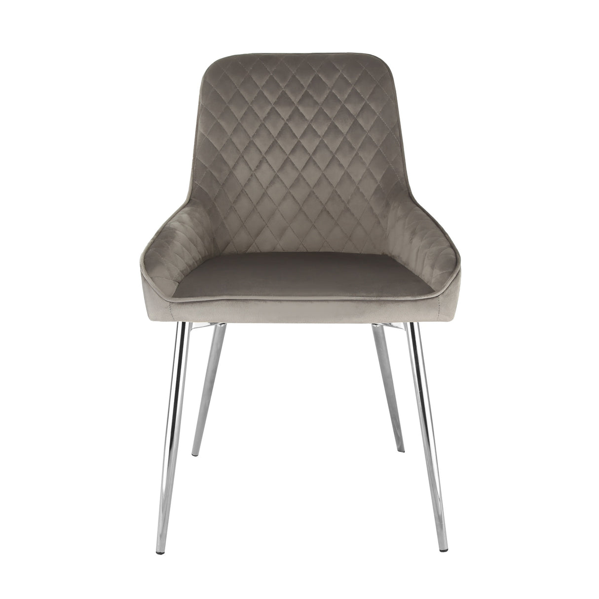 Hamilton - Dining Chair in Velvet - (Grey, Pink, Green)