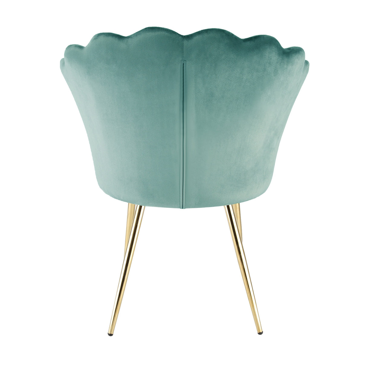 Mini Flora Velvet - Dining Chairs - Set of 2 - Floral-Designed Backrest