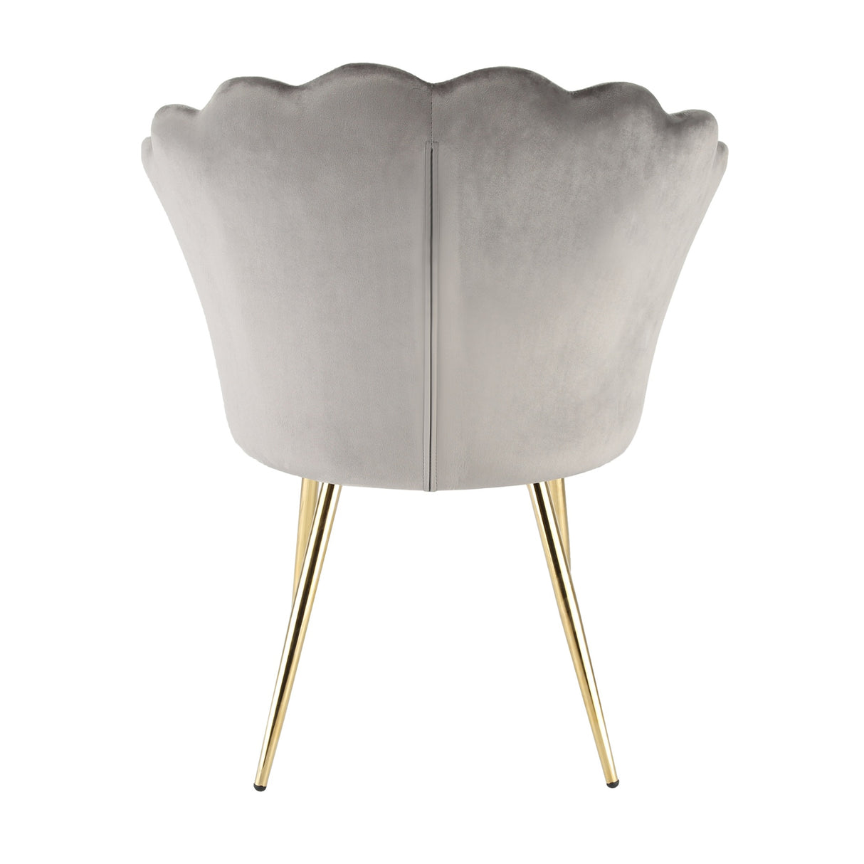 Mini Flora Velvet - Dining Chairs - Set of 2 - Floral-Designed Backrest