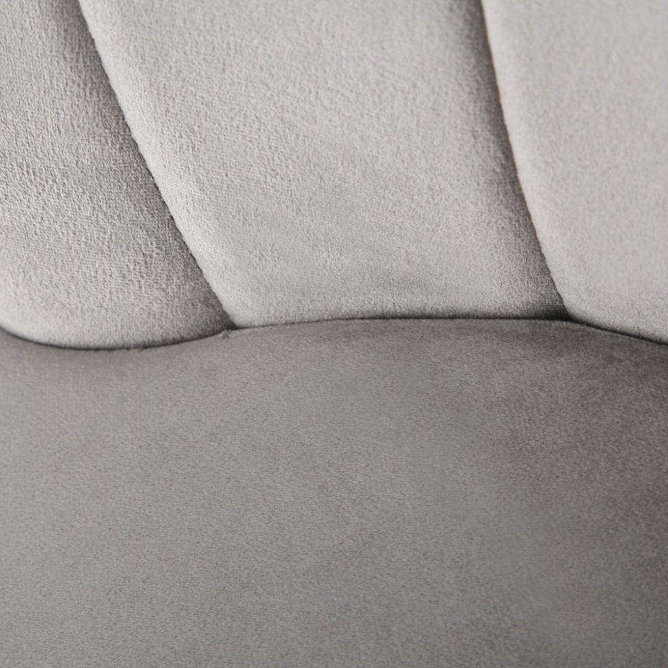 Mini Flora Velvet - Dining Chairs - Set of 2 - Floral-Designed Backrest