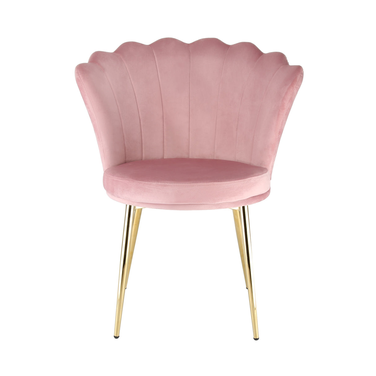 Mini Flora Velvet - Dining Chairs - Set of 2 - Floral-Designed Backrest