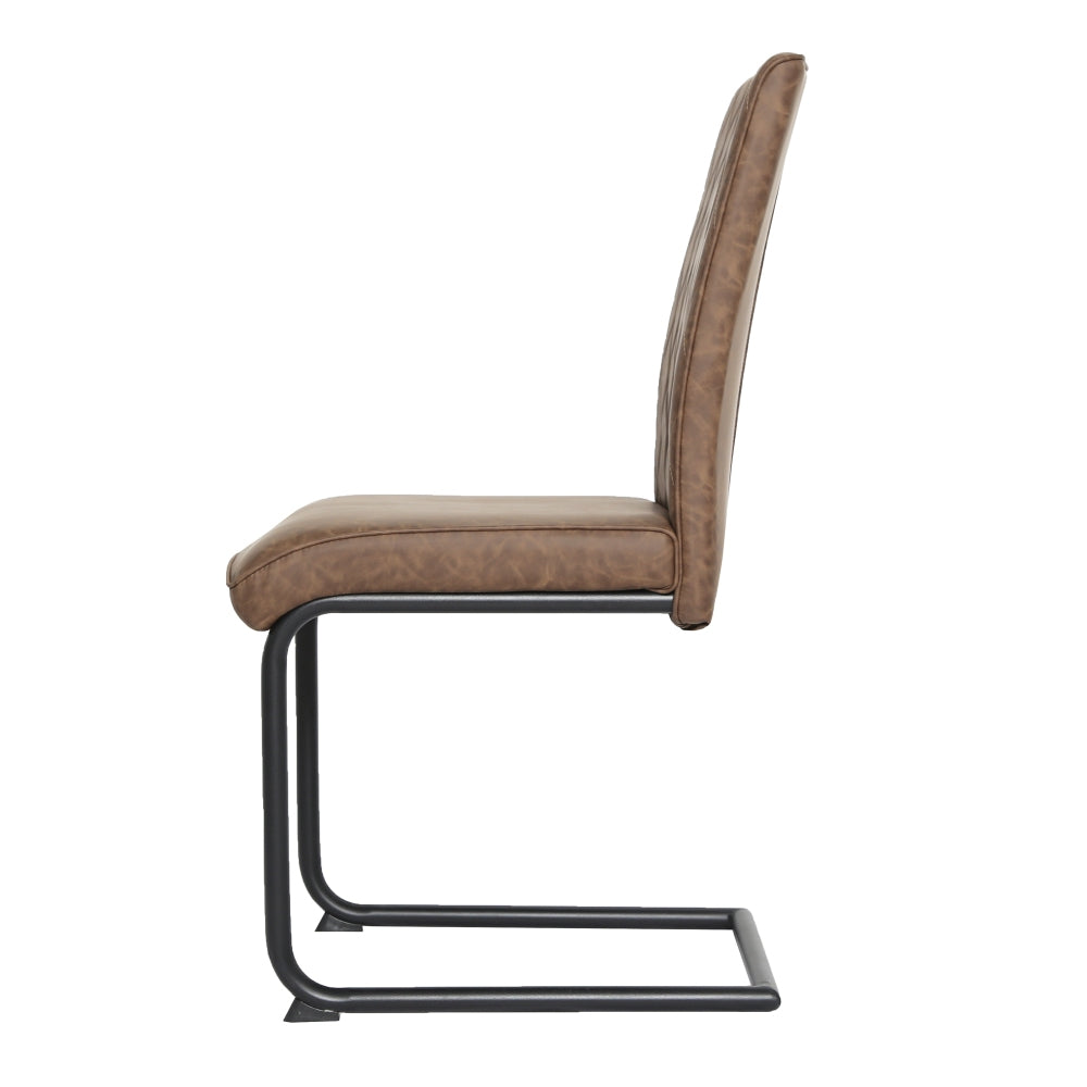Nestor - Industrial Dining Chair - (Tan, Brown, Grey)