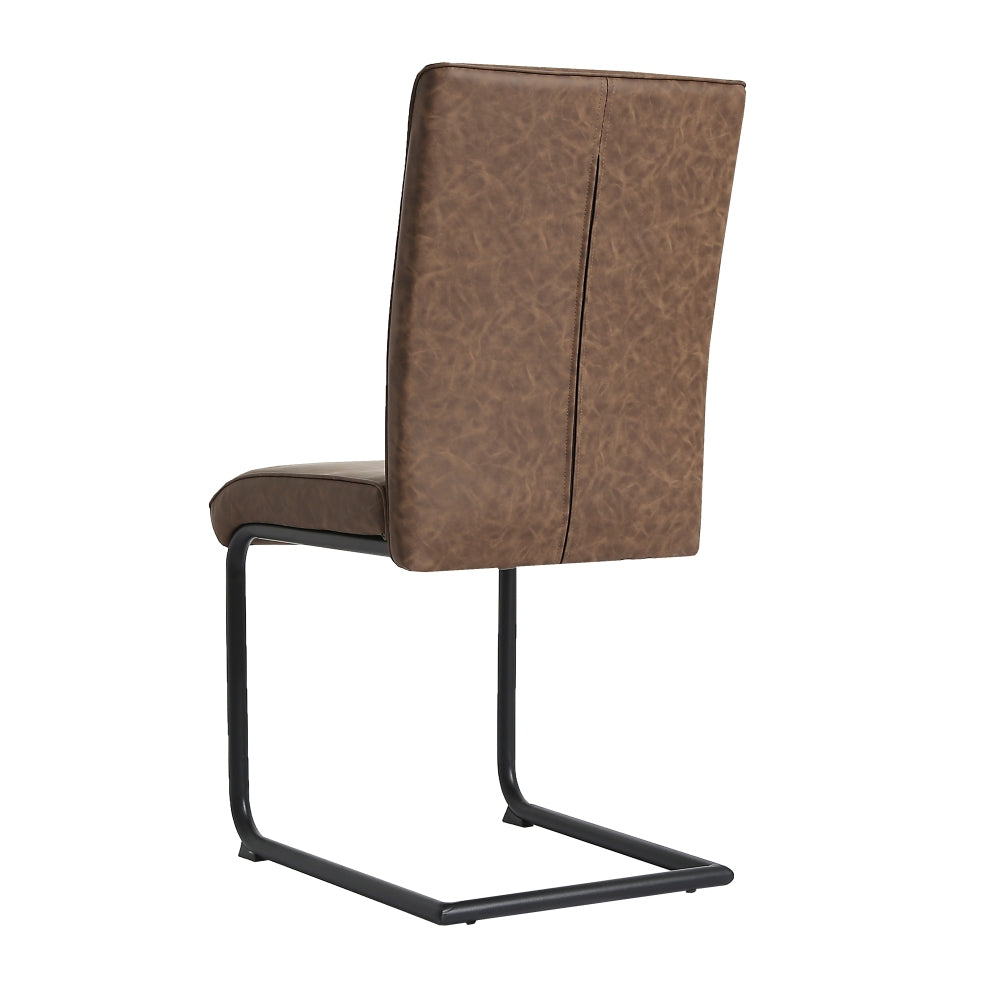 Nestor - Industrial Dining Chair - (Tan, Brown, Grey)