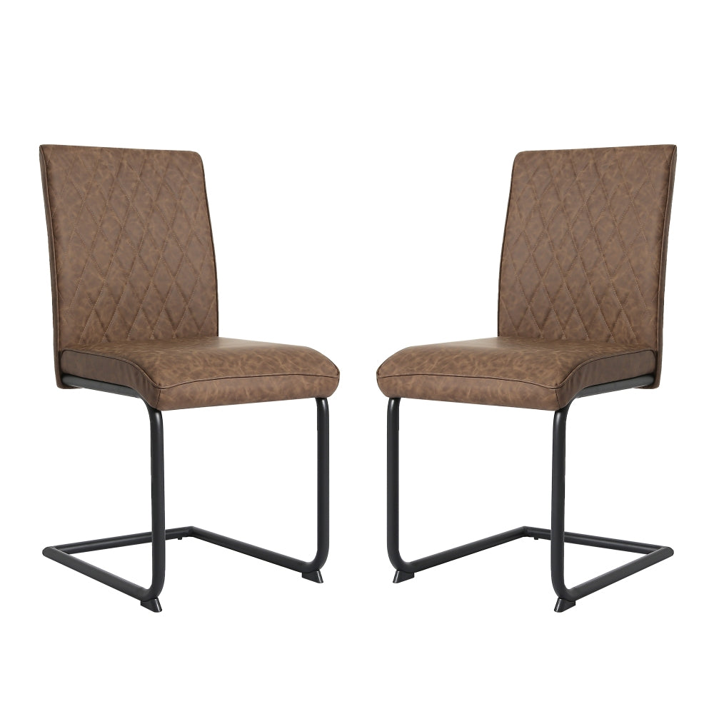 Nestor - Industrial Dining Chair - (Tan, Brown, Grey)