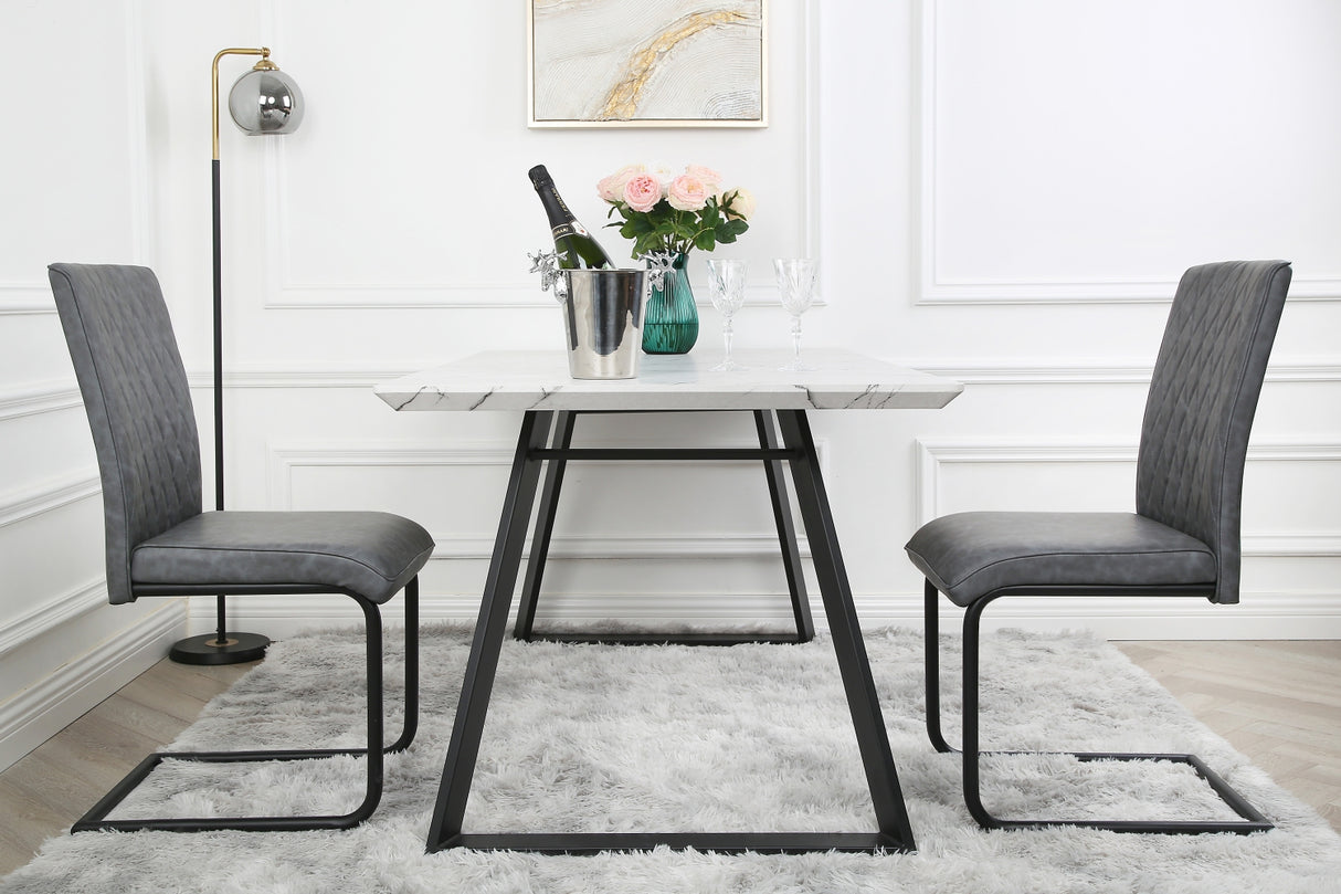 Nestor - Industrial Dining Chair - (Tan, Brown, Grey)