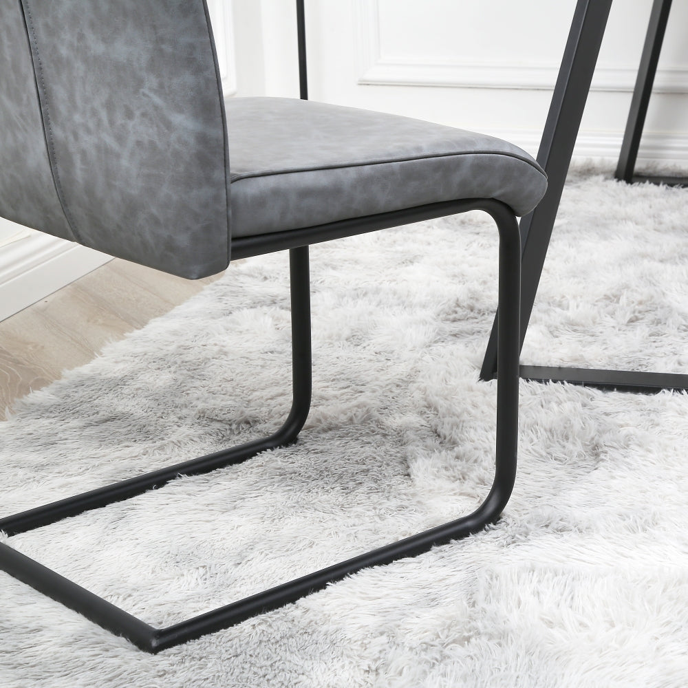 Nestor - Industrial Dining Chair - (Tan, Brown, Grey)