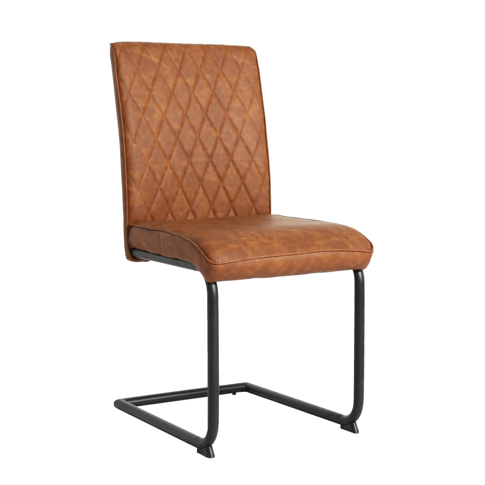 Nestor - Industrial Dining Chair - (Tan, Brown, Grey)
