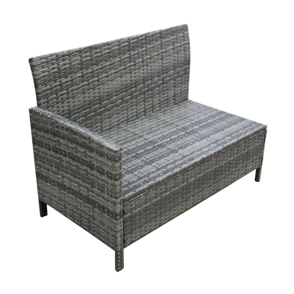 Thalia - Garden Corner Sofa Set with Cushions - 9 Seater Rattan Dining Set