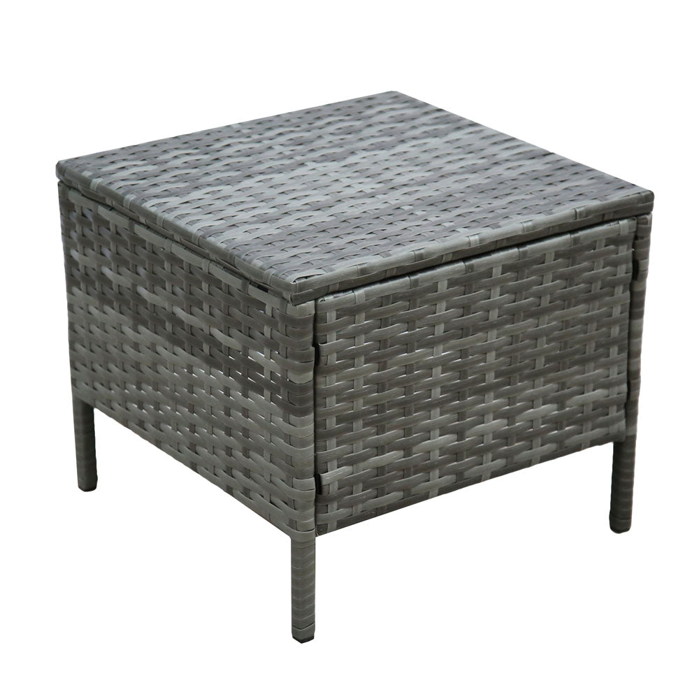 Thalia - Garden Corner Sofa Set with Cushions - 9 Seater Rattan Dining Set