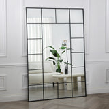 Aion - Window Mirror in Full Length - Black Frame - 179x119