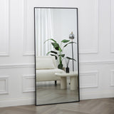 Anax Full Length Mirror - Rectangular Mirror with Black Frame - 170 x 80