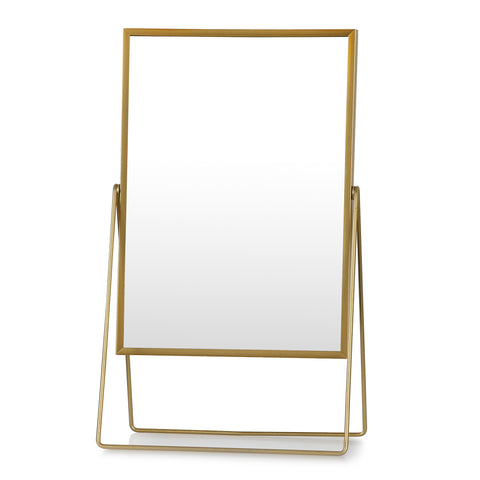 Anax - Vanity Mirror for Dressing Table - Gold - 22x39