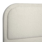 Alastor Upholstered Double Bed with Piped Headboard