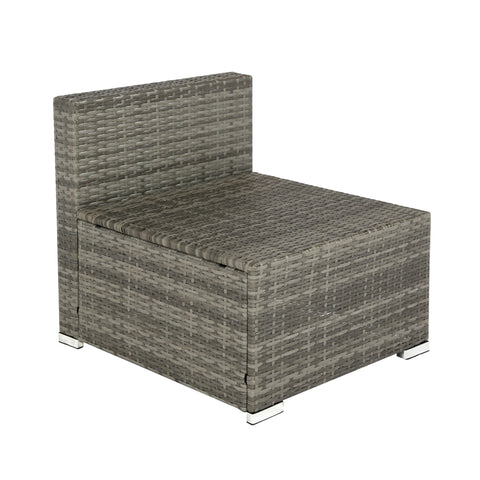 Pelops - Rattan Corner Sofa with Coffee Table - 4 Seater