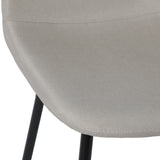 ASTERIA Dining Chairs Set of 2 – Upholstered Linen Fabric – Multiple Colours – Modern Dining Room Chairs