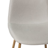 ASTERIA Dining Chairs Set of 2 – Upholstered Linen Fabric – Multiple Colours – Modern Dining Room Chairs