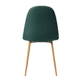 ASTERIA Dining Chairs Set of 2 – Upholstered Linen Fabric – Multiple Colours – Modern Dining Room Chairs
